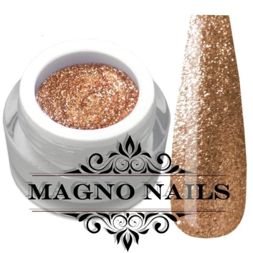 UV Gel - 1906 - Chrome Glitter Glam Gel - Rosegold Deluxe